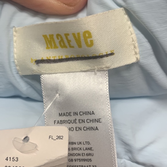 Anthropologie MAEVE by Anthropology Puffer Scarf blue new with tags one size - Picture 7 of 7